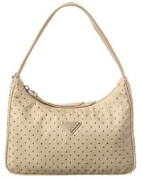 Prada - Re-Edition Satin Mini Hobo Bag - Lyst