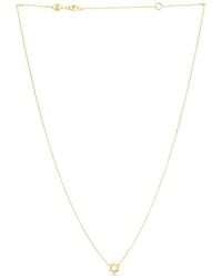 Italian Gold - 14K Star Of David Necklace - Lyst