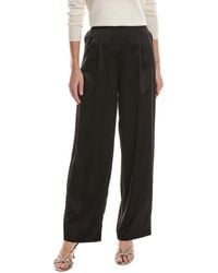 Anne Klein - Pull-On High-Rise Wide Leg City Satin Pant - Lyst
