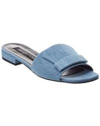 Sergio Rossi - Denim Sandal - Lyst
