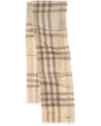 Burberry - Reversible Check Wool & Silk-Blend Scarf - Lyst