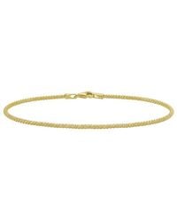 Italian Gold - 14K Bead Bracelet - Lyst