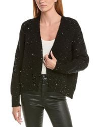 Forte - Sequin Mohair-Blend Cardigan - Lyst
