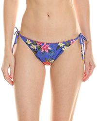 PQ Swim - Embroidered Tie Teeny Bikini Bottom - Lyst