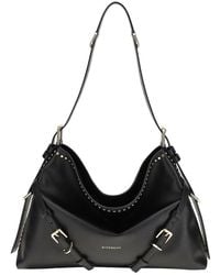 Givenchy - Large Voyou Leather Shoulder Bag - Lyst