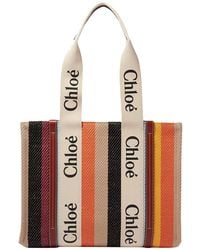 Chloé - Woody Medium Tote Bag, Never Carried (Authentic Pre-Loved) - Lyst