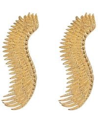 Karma and Luck - Plated Drop Earrings - Lyst