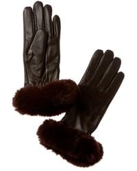 Surell - Leather Gloves - Lyst