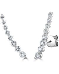 Sabrina Designs - 14k 0.98 Ct. Tw. Diamond Climber Earrings - Lyst