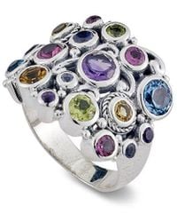 Samuel B. - 3.00 Ct. Tw. Gemstone Cluster Ring - Lyst