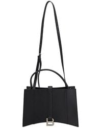 Balenciaga - Black Calfskin Leather Small Hourglass East-west Tote (authentic Pre-loved) - Lyst