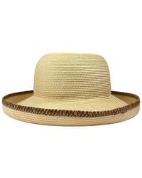 Nicole Miller - Straw Cruiser Hat - Lyst