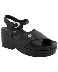 Aerosoles - Cora Suede Heeled Sandal - Lyst