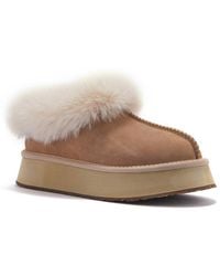 Australia Luxe - Outback Platfoam Suede Slipper - Lyst