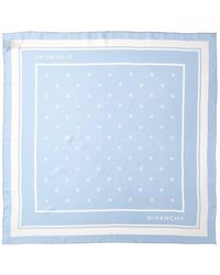 Givenchy - Plumetis Square Silk Scarf - Lyst