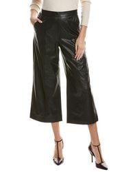 tyler boe - Payton Vegan Leather Crop Pant - Lyst