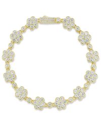Glaze Jewelry - 14K Over Cz Bracelet - Lyst