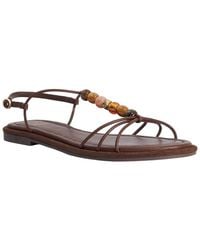 Dune - Lemnos Leather Sandal - Lyst