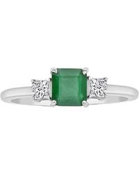 Forever Creations USA Inc. - Forever Creations 14K 0.80 Ct. Tw. Diamond & Emerald Ring - Lyst