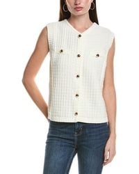 AREA STARS - Pru Sless Knit Top - Lyst