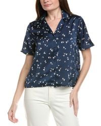 Tahari - Printed Camp Shirt - Lyst