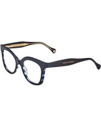 Carolina Herrera - Square Navy Optical Frames - Lyst