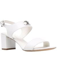 Ferragamo - 55Mm Gancini Leather Sandal - Lyst