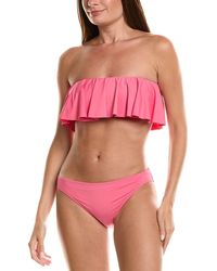 Kate Spade - 2Pc Bandeau Bikini Set - Lyst