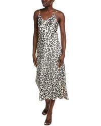 DKNY - Washer Satin Bias Slip Dress - Lyst
