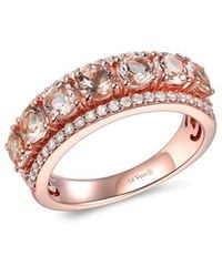 Le Vian - Le Vian 14k Rose Gold 1.78 Ct. Tw. Diamond & Morganite Ring - Lyst
