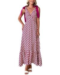 LEON GORI - Sleeveless Maxi Dress - Lyst