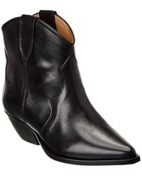 Isabel Marant - Dewina Leather Bootie - Lyst