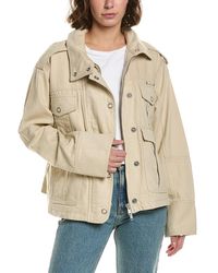 Free People - Kali Washed Jacket - Lyst