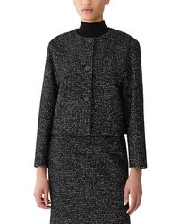 Lafayette 148 New York - Collarless Drop Shoulder Jacket - Lyst