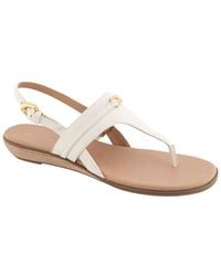 Aerosoles - Gemal Leather Flat Sandal - Lyst