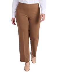 Anne Klein - Plus Hollywood Waist Slim Ankle Pant - Lyst