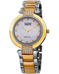 Burgi - Burgi Alloy Watch - Lyst