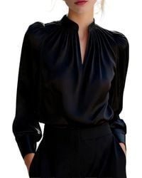 Tedora - Long Sleeve Blouse - Lyst