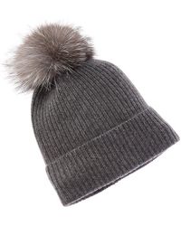Sofiacashmere - Sofiacashmere Rib Cashmere Hat - Lyst