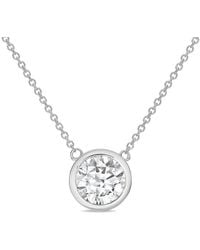 Diana M. Jewels - Diana M. 14K 5.00 Ct. Tw. Lab-Grown Diamond Pendant Necklace - Lyst