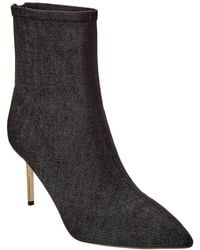 L'Agence - Zoe Ii Denim Bootie - Lyst