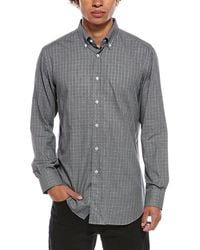 Brioni - Plaid Button Up Dress Shirt - Lyst