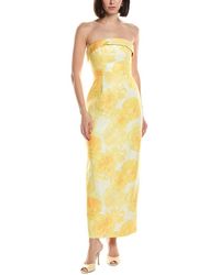MILLY - Ella Midi Dress - Lyst