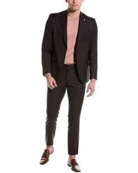 Ted Baker - 2pc Wool Flat Front Suit - Lyst
