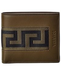 Versace Leather Bifold Wallet - Multicolour