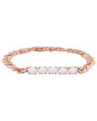 Rina Limor - Silver 1.20 Ct. Tw. Opal Birthstone Link Bracelet - Lyst