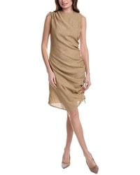 Marella - Jolly Linen-Blend Mini Dress - Lyst