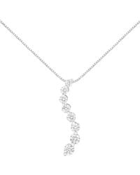 Haus of Brilliance - 14K 3.00 Ct. Tw. Diamond Pendant Necklace - Lyst