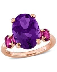 Rina Limor - 6.04 Ct. Tw. Amethyst & Rhodolite Ring - Lyst