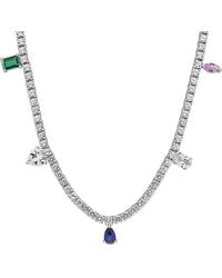 Rina Limor - 19.53 Ct. Tw. Lab-Grown Gemstone Necklace - Lyst